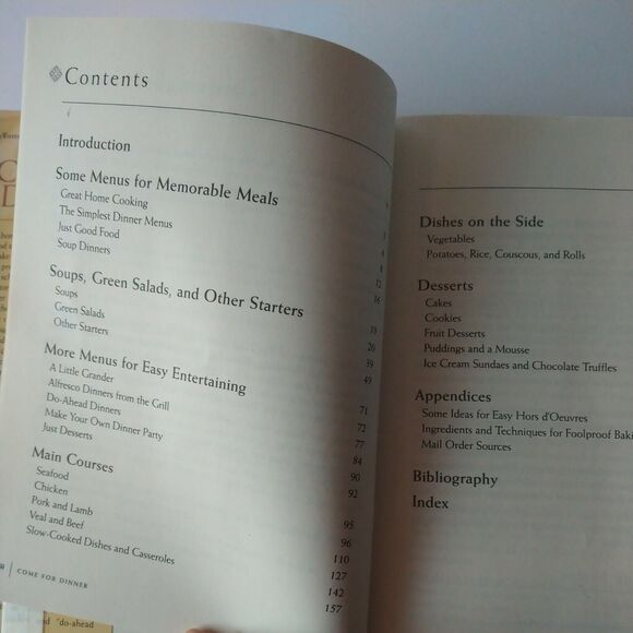 Come for Dinner - Memorable Meals to Share w/ Friends Cookbook‎ by Leslie Revsin - Picture 4 of 13